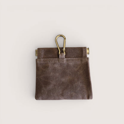 Waterproof Canvas & Leather Dog Treat Bag