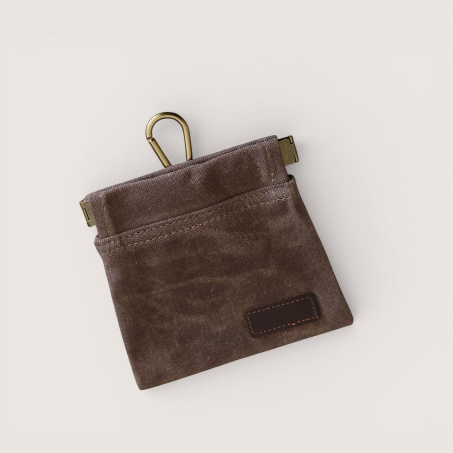 Waterproof Canvas & Leather Dog Treat Bag
