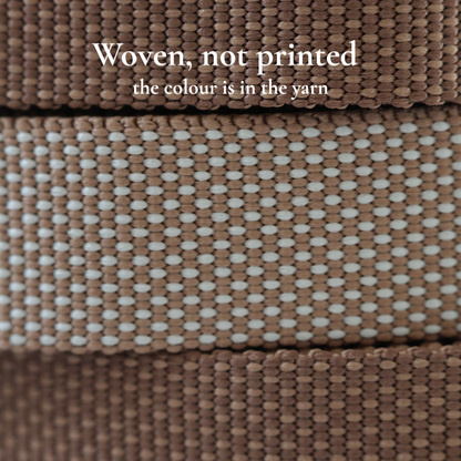 Kuku Brown Nylon Webbing Y-Shaped Dog Harness